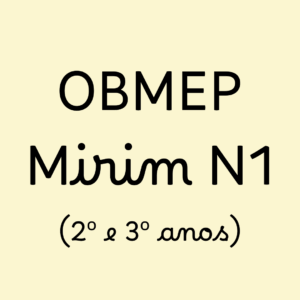 Curso OBMEP Mirim N1